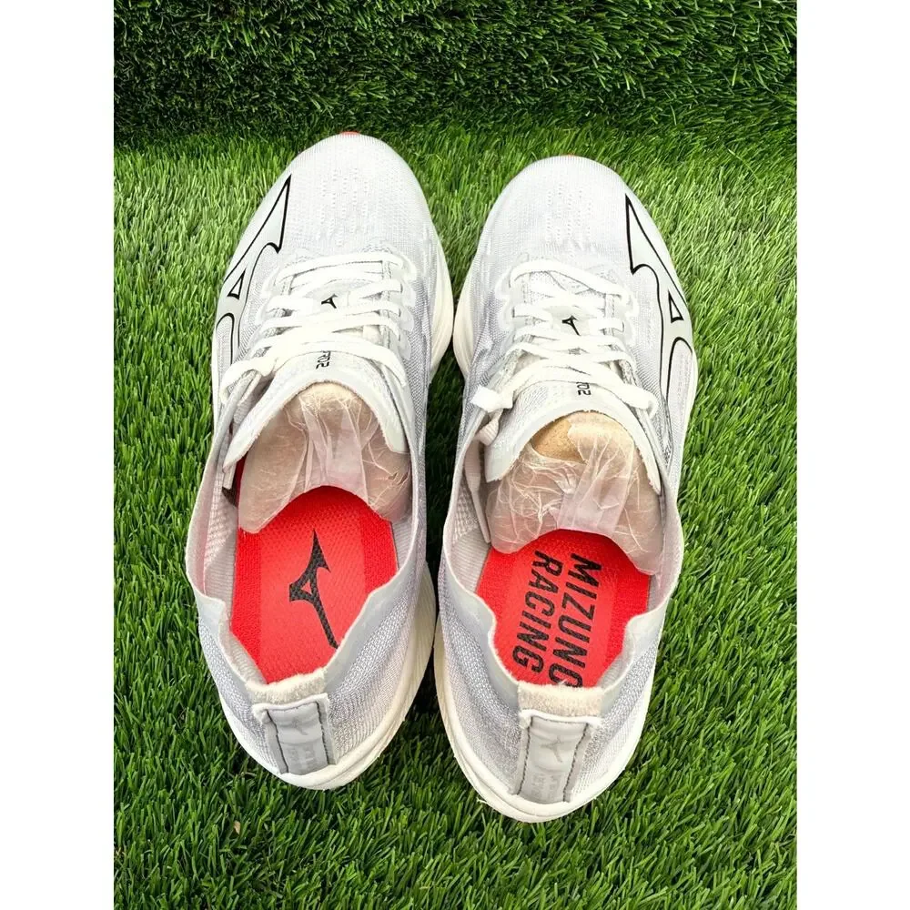 Mizuno Wave Rebellion Pro 2 U1GD241711 Athletic Shoes Men 6.5 White Mesh Jogging